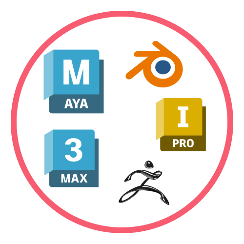 3D Software Icons